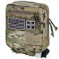 Krydex Tactical 8x7 Admin Pouch MOLLE Low Profile Modular Medic Pouch Tourniquet Holder