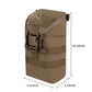 Krydex Tactical Zip Rip GP Pouch Vertical Utility Molle Medical Pouch Quick Access Side Pocket