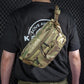 Krydex Tactical Hanger Pouch 3-in-1 Convertible Dangler Carrier Drop Pouch Multi-Function Sling Bag/Waist Fanny Pack/Lower Abdominal Pouch for Plate Carrier