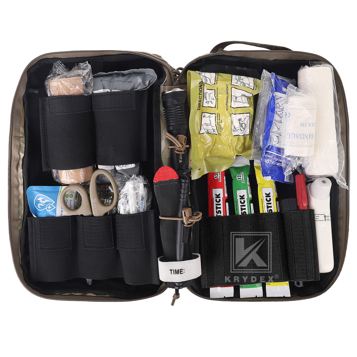 Krydex Tactical Medical Backpack Assault Trauma IFAK MED Bag Law Enforcement EMT AID Delta Bag