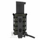 KRYDEX Soft Shell 9mm Pistol Mag Pouch Magazine Carrier Holder with Belt Clip Short