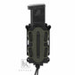 KRYDEX Soft Shell 9mm Pistol Mag Pouch Magazine Carrier Holder with Belt Clip Short