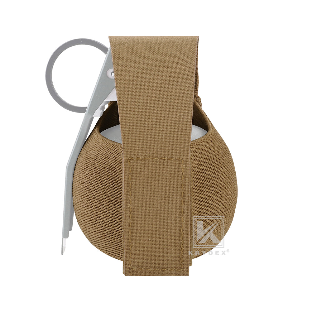 Krydex Tactical Elastic Frag Grenade Pouch MOLLE PALS & Belt system