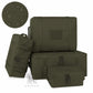 Krydex Tactical Travel Packing Organizer 70D Nylon Packing Cubes Waterproof Luggage Bags YKK Zipper 4pcs set
