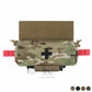 Krydex Tactical First AID Trauma Roll Up Medic Pouch EMT IFAK Dangler Drop Dump Pouch for Vest Chest Rig