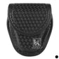 Krydex Hidden Snap Basket weave Handcuff Case Single Handcuff Pouch Fits 2” & 2.25” Duty Belt For Police Law Enforcement & Security Guard Equipment