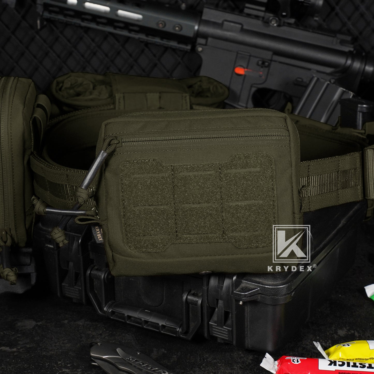 Krydex Tactical GP pouch General Purpose Pouch Utility EDC MOLLE Bag Belt Backpack Storage Bag