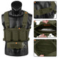 Krydex Tactical Chest Rig Triple Elastic 556 Magazine Pouch Placard GP Pouch Mini Drop Dangler Pouch