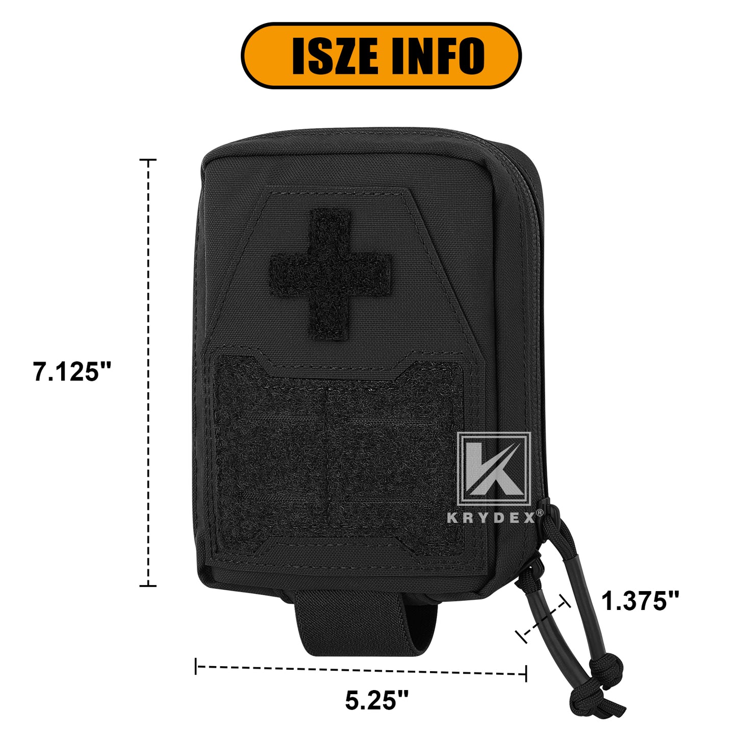 Krydex Tactical Medical IFAK Pouch First Aid Holder Tourniquet Trauma Bag