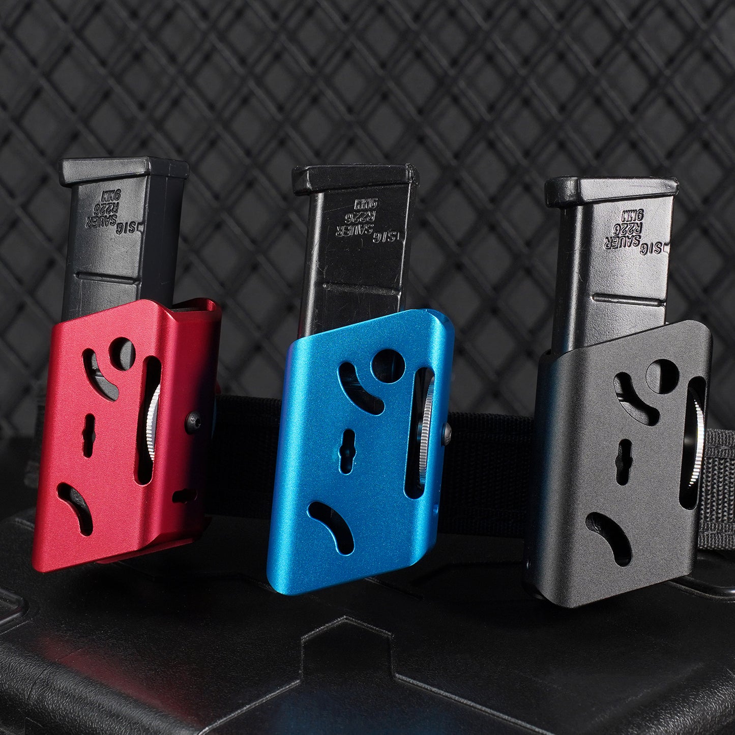 KRYDEX Magazine Pouch Holder IPSC USPSA Pistol Gun Mag Holster CNC Aluminum Race Master Mag Carrier