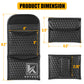 Krydex Flat Glove Holder Latex Nitrile Disposable Gloves Pouch Basket Weave Keeper Fits 2" & 2.25" Duty Belt For Police Firefighter Law enforcement EMT Paramedic First Responders