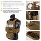 KRYDEX Low Vis Slick Plate Carrier Tactical Vest Body Armor w/MK Micro Fight Chest Rig Set