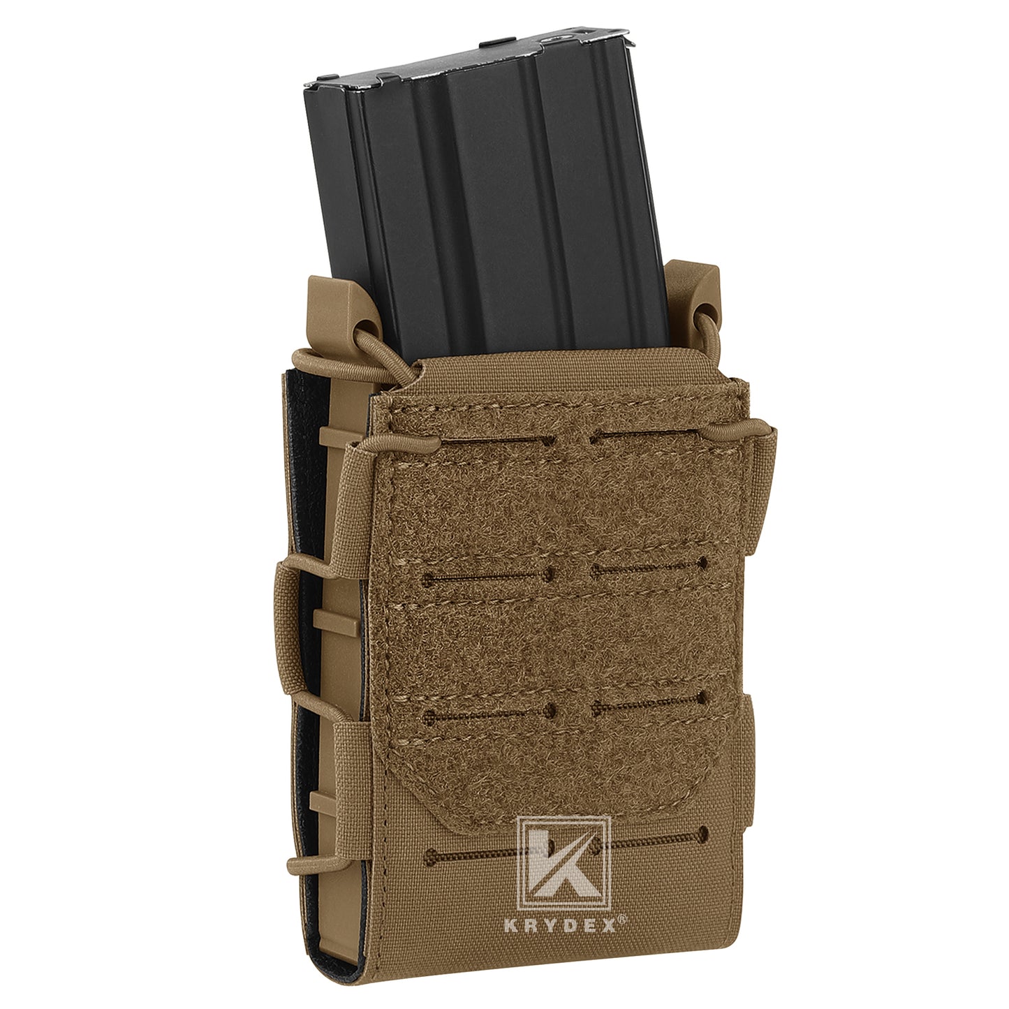 Krydex Tactical 556 Magazine Pouch Open Top Rifle Mag Carrier Rapid Access MOLLE Compatible