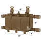 Krydex Tactical Triple 556 Magazine Pouch Placard 3x GP Pouches Detachable Mag Holders for Chest Rig and Vest