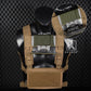 Krydex Tactical Chest Rig MOLLE Panel Front Chest Holder Bridge Phone Mount for D3CR MK3 MK4 UW SOP Rigs