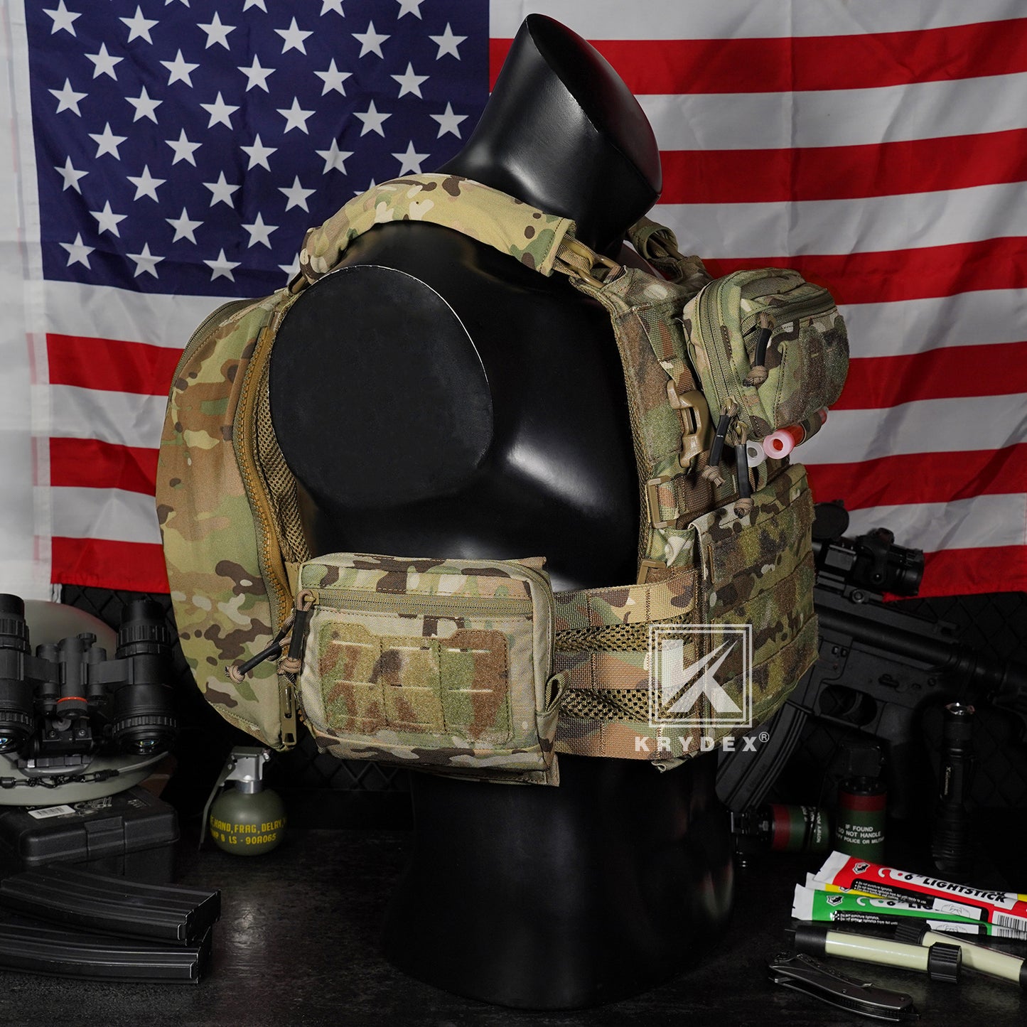Krydex Tactical GP pouch General Purpose Pouch Utility EDC MOLLE Bag Belt Backpack Storage Bag