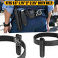 Krydex Molded Baton Holder Fits 16 - 21" Expandable Batons Basket Weave Baton Pouch Fits 1.5" 1.75" 2" 2.25" Duty Belt For Police Security Officer LE