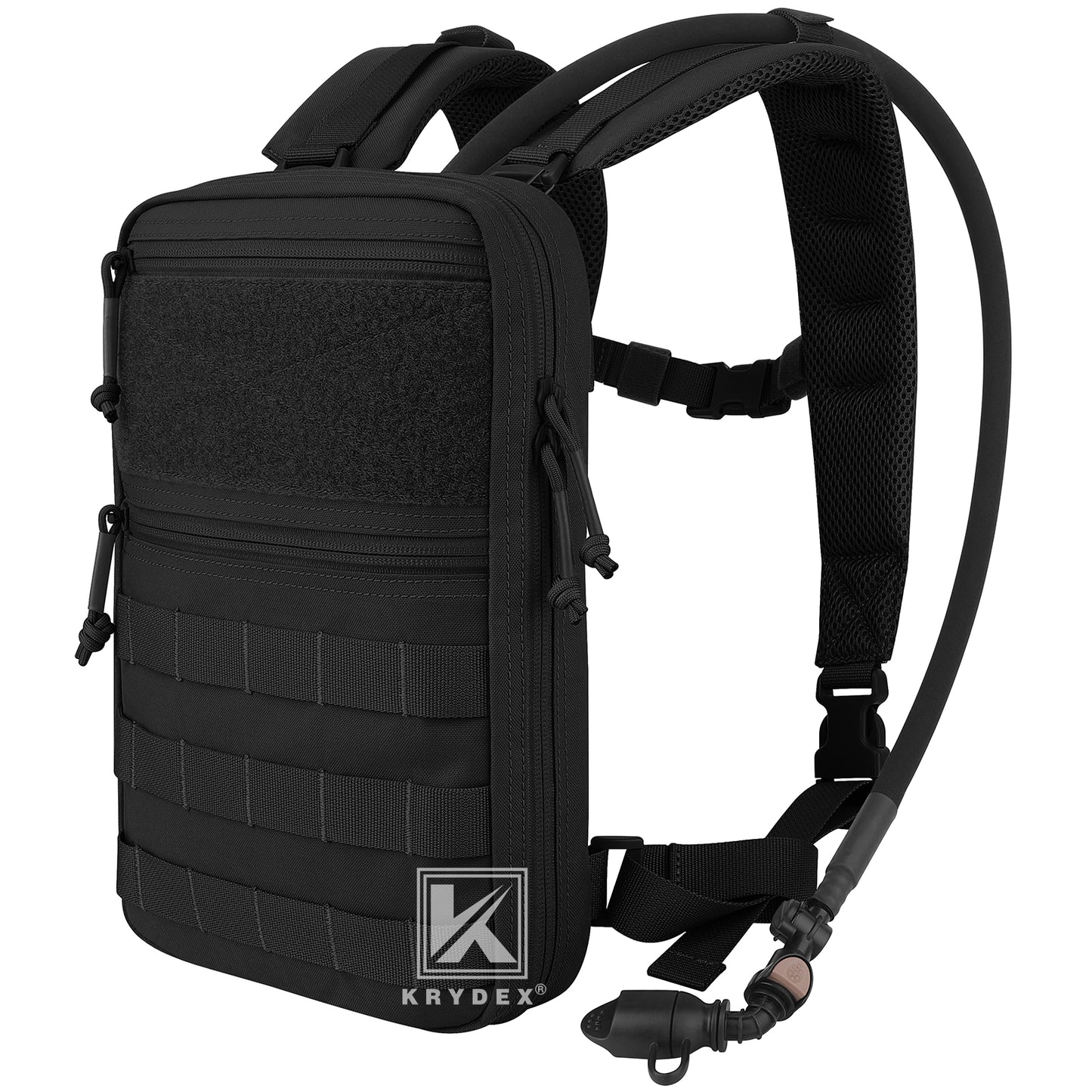 Krydex Tactical Hydration Pack 1.5L 50oz Water Bladder Carrier MOLLE for vest Hydro Backpack