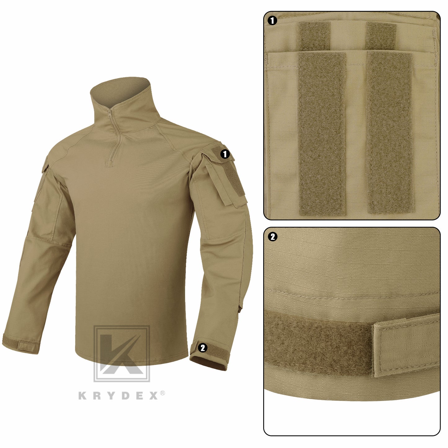 KRYDEX Combat Shirt Tactical Assault BDU Top Blouse