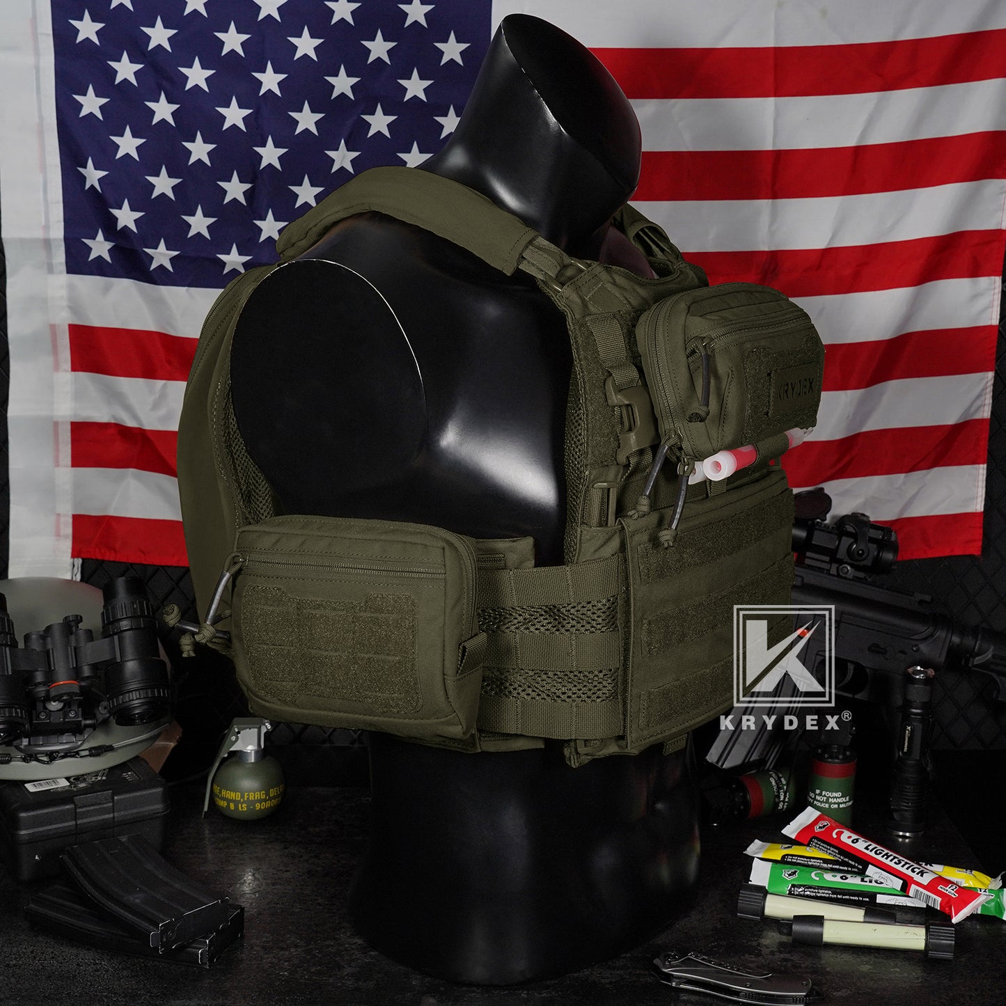 Krydex Tactical GP pouch General Purpose Pouch Utility EDC MOLLE Bag Belt Backpack Storage Bag