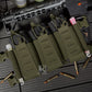 Krydex Tactical Chest Rig Triple Elastic 556 Magazine Pouch Placard GP Pouch Mini Drop Dangler Pouch