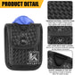 Krydex Glove Holder Basket Weave Molded Pager Pouch Latex Nitrile Disposable Gloves Pouch Fits 2" & 2.25" Duty Belt For Police Firefighter Law enforcement EMT Paramedic First Responders