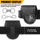 Krydex Hidden Snap Basket weave Handcuff Case Single Handcuff Pouch Fits 2” & 2.25” Duty Belt For Police Law Enforcement & Security Guard Equipment