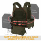 KRYDEX Low Vis Slick Plate Carrier FCS Tactical Molle Vest Elastic Cummerbund Micro Fight MK3 Chassis Drop SACK Pouch