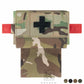 Krydex Tactical Micro Trauma Pouch MED IFAK Kit First Aid Insert Medical Holder Removable Tourniquet Holder MOLLE & Belt Compatible