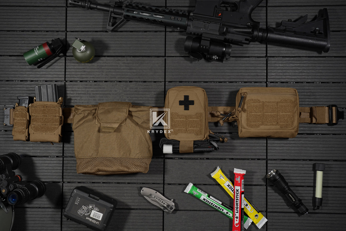 Krydex Tactical Medical IFAK Pouch First Aid Holder Tourniquet Trauma Bag