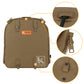 Krydex Tactical Zip-on Back Panel for Scarab Vest MOLLE Helmet Hydration Backpack