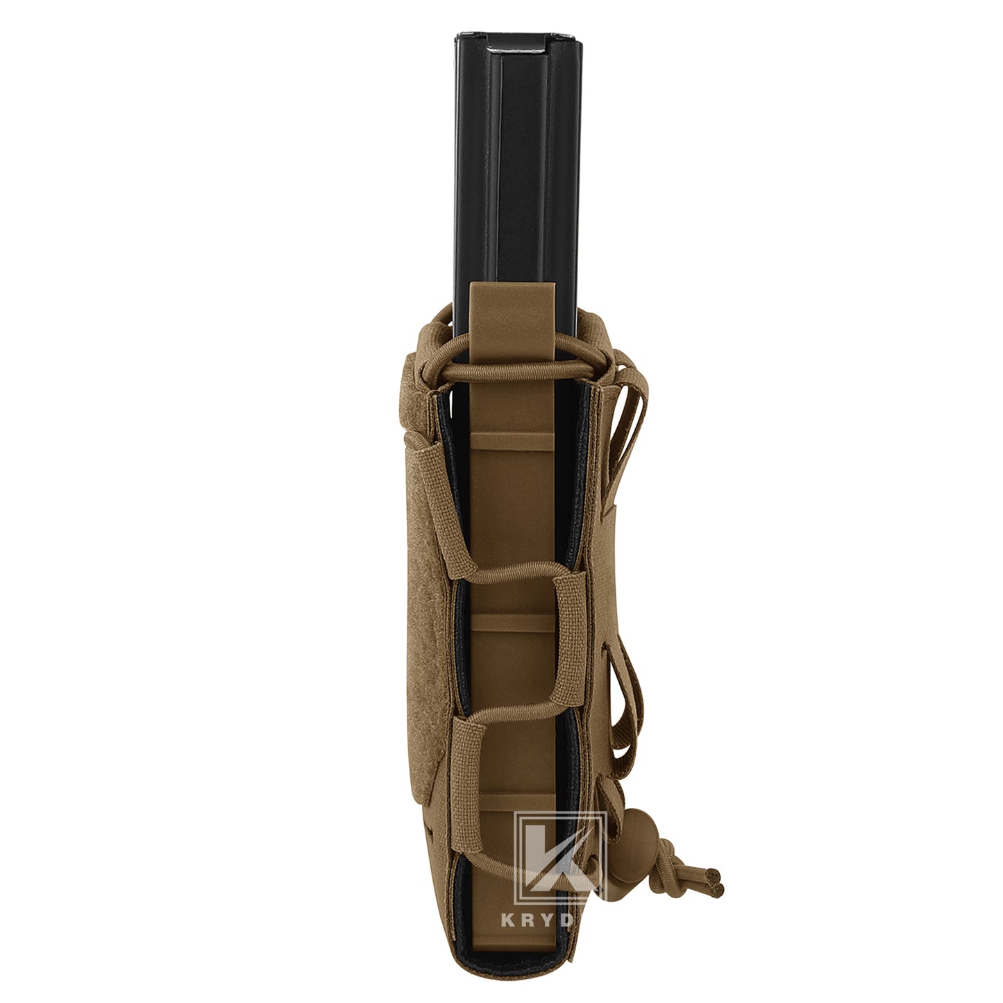 Krydex Tactical 556 Magazine Pouch Open Top Rifle Mag Carrier Rapid Access MOLLE Compatible