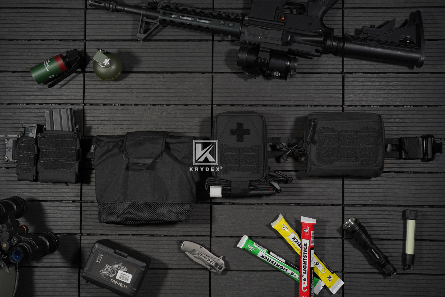 Krydex Tactical Medical IFAK Pouch First Aid Holder Tourniquet Trauma Bag