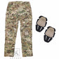 KRYDEX Combat Pants Tactical Cargo Trousers With Knee Pads