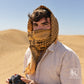 Krydex Tactical Scarf Headwrap Facecover Cotton Shemagh Breathable Balaclava Face Mask Neck Gaiter 43” x 43”