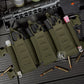 Krydex Tactical Triple Elastic 556 Magazine Pouch Placard GP Pouch Low-Profile Mag Holders for Chest Rig and Vest