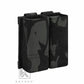 Krydex Tactical 9MM Pistol Magazine Pouch Double Stack .40 45 ACP Pistol Mag Holder Duty Belt & Molle Compatible