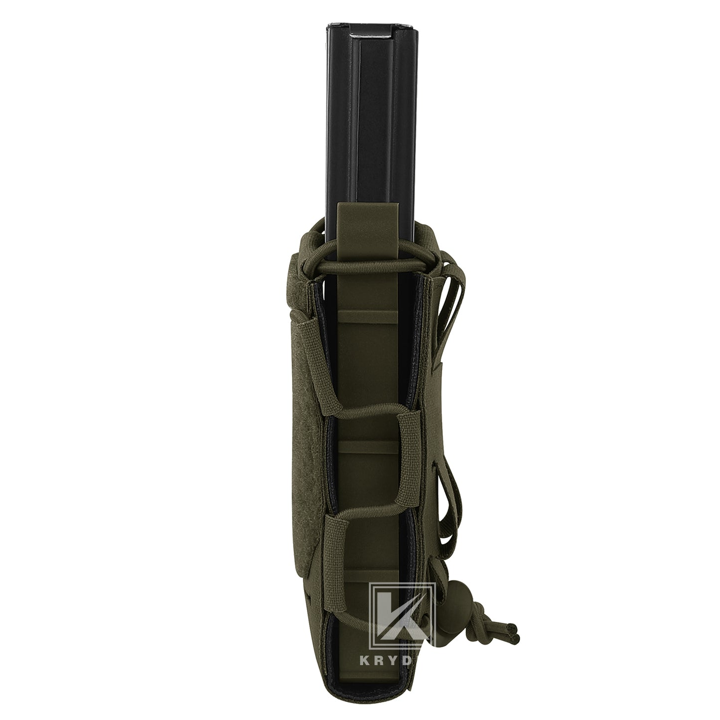 Krydex Tactical 556 Magazine Pouch Open Top Rifle Mag Carrier Rapid Access MOLLE Compatible
