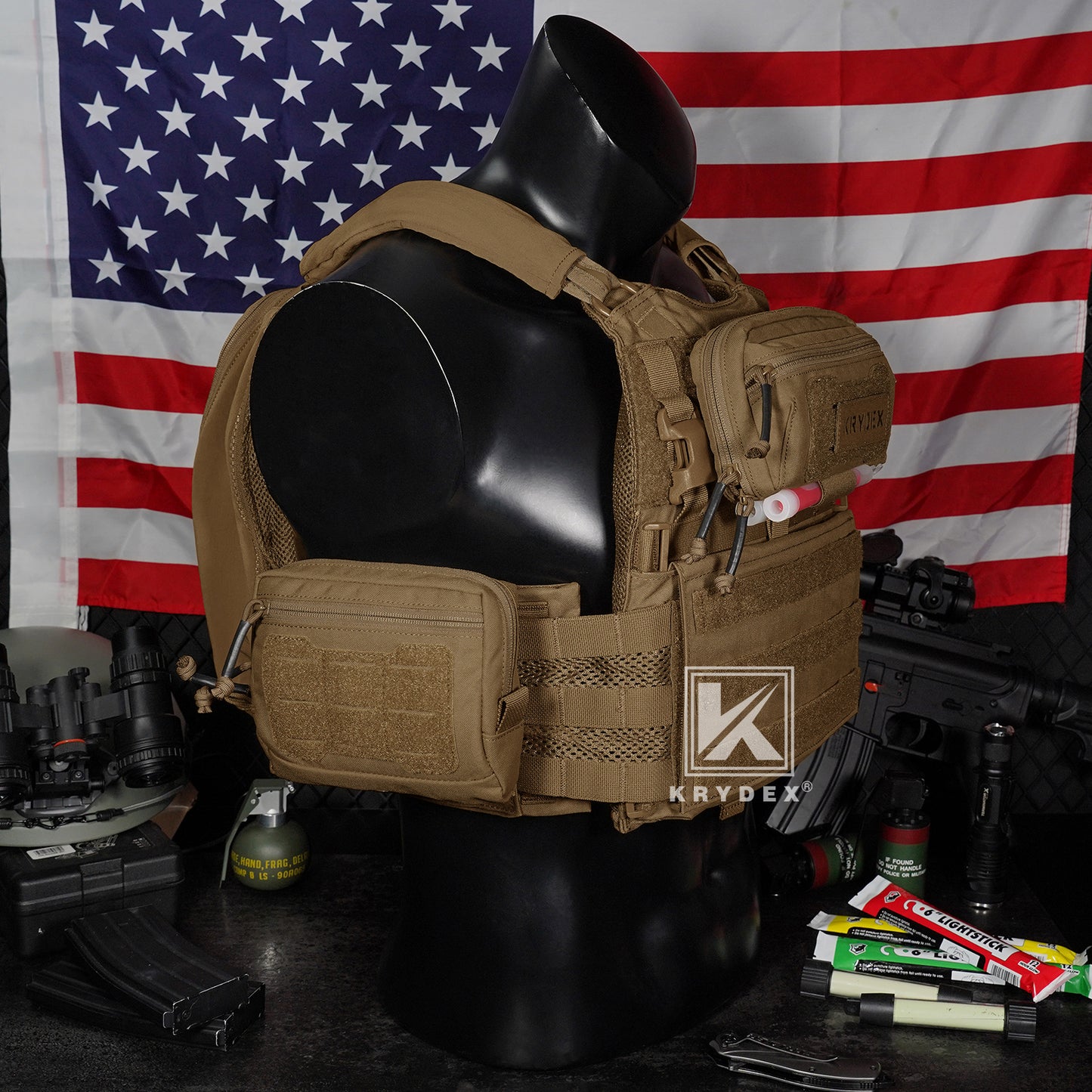 Krydex Tactical GP pouch General Purpose Pouch Utility EDC MOLLE Bag Belt Backpack Storage Bag