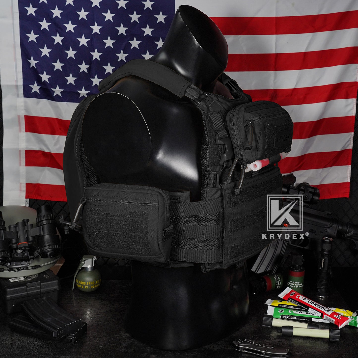 Krydex Tactical GP pouch General Purpose Pouch Utility EDC MOLLE Bag Belt Backpack Storage Bag