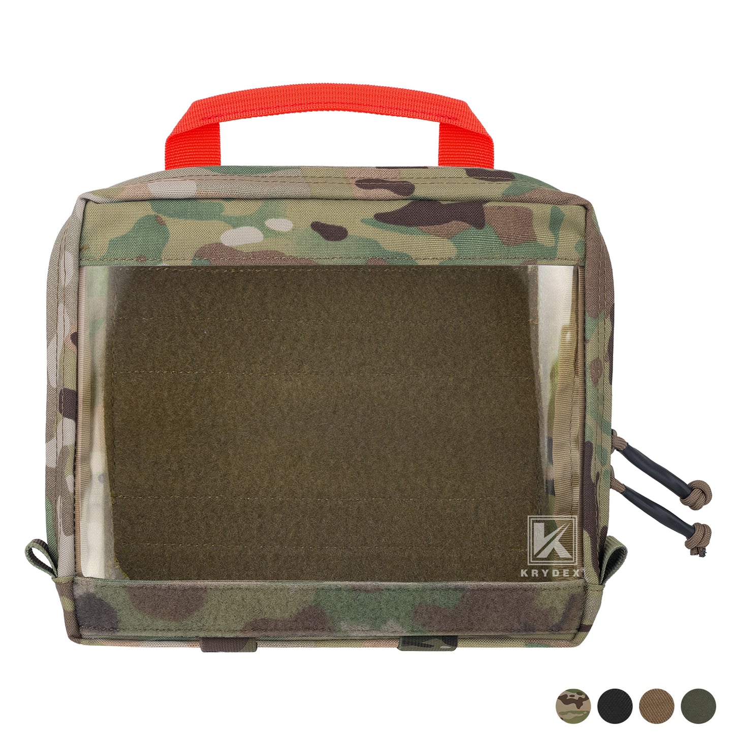 Krydex Clear Top Insert Large/Small for D3 Tactical Backpack Organizer Bag Hook & Loop Medic Pouch