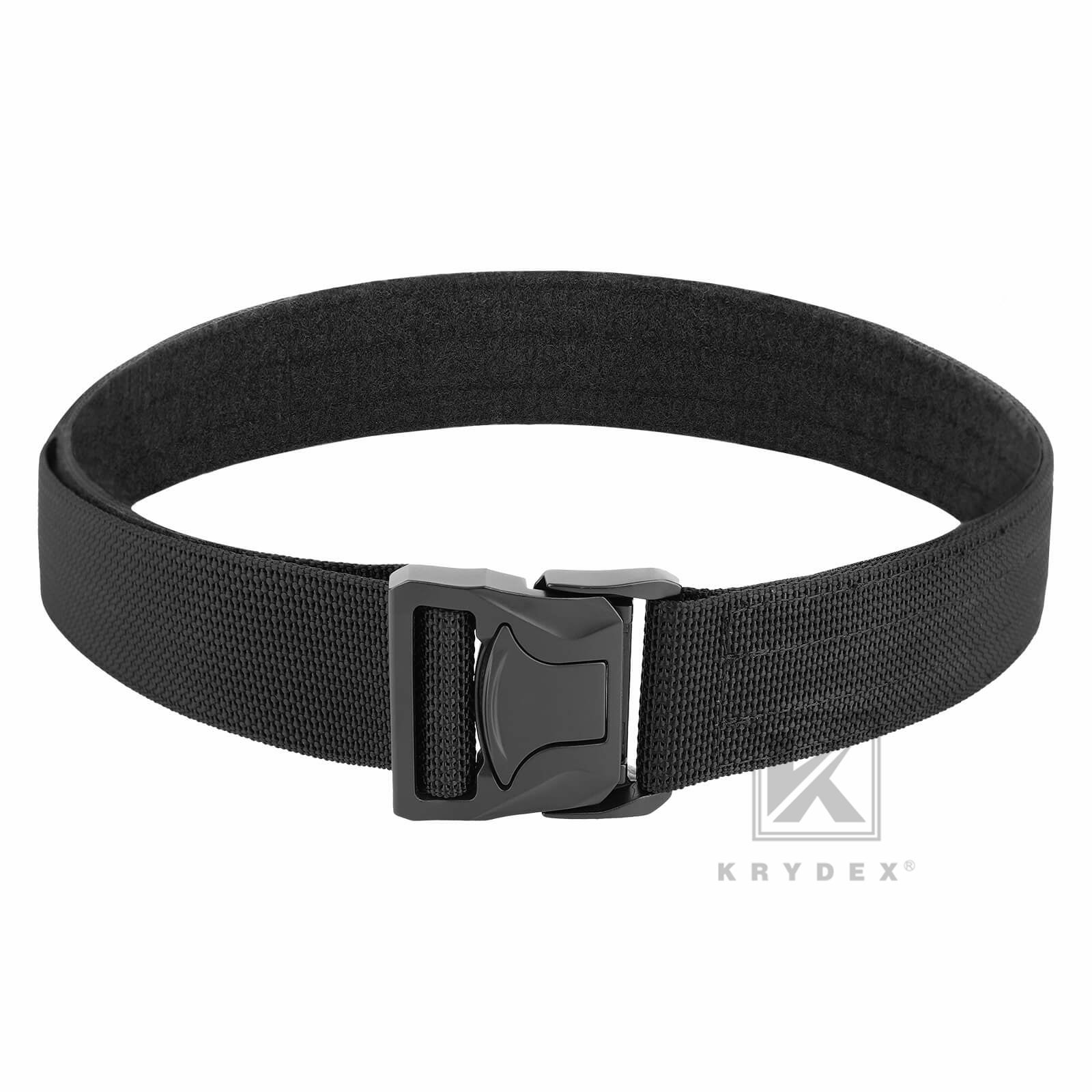 thumbnail image 2 of KRYDEX 1.5 Inch Heavy Duty Inner Belt – Tactical EDC Nylon Waist Belt With Loop Liner, Black 2 of 4