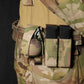 Krydex Tactical Elastic Frag Grenade Pouch MOLLE PALS & Belt system