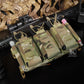 Krydex Tactical Chest Rig Triple Elastic 556 Magazine Pouch Placard GP Pouch Mini Drop Dangler Pouch