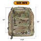 Krydex Tactical Zip-on Back Panel for Scarab Vest MOLLE Helmet Hydration Backpack