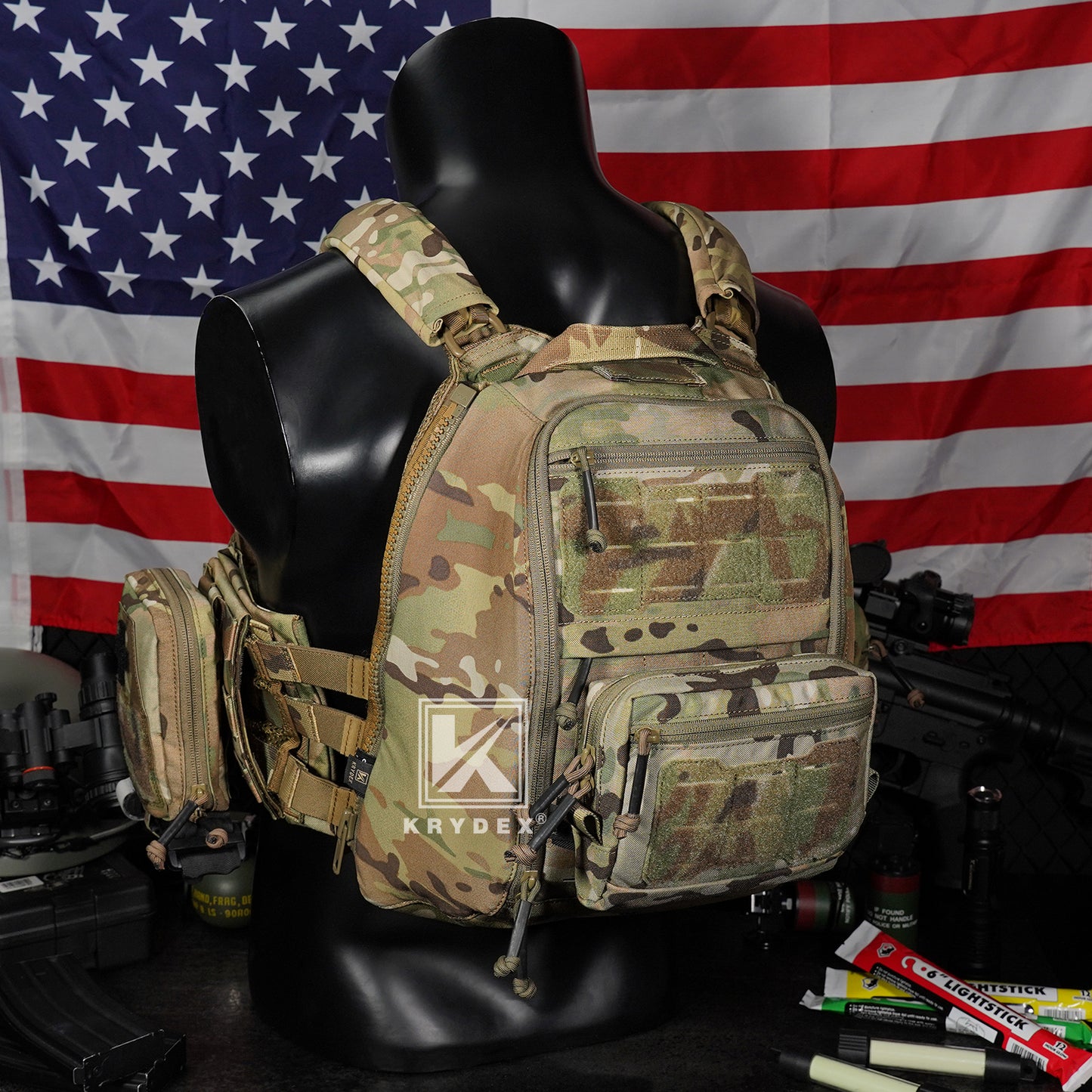 Krydex Tactical GP pouch General Purpose Pouch Utility EDC MOLLE Bag Belt Backpack Storage Bag
