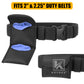 Krydex Flat Glove Holder Latex Nitrile Disposable Gloves Nylon Pouch Fits 2" & 2.25" Duty Belt For Police Firefighter Law enforcement EMT Paramedic First Responders