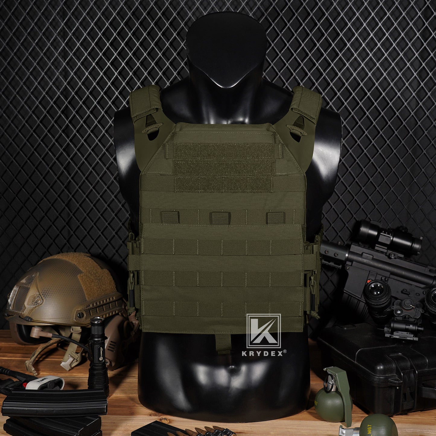 Krydex Tactical JPC 2.0 Plate Carrier Quick Release Tube Cummerbund Assaulter Armor Vest
