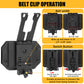 Krydex 9mm Double Stack Magazine Pouch 360° Rotatable Clip Fits 9mm/.40/.45 Double-Stack Mags Adjustable Retention Dual-Lock Mount for 1.5"-2.25" Belts & MOLLE