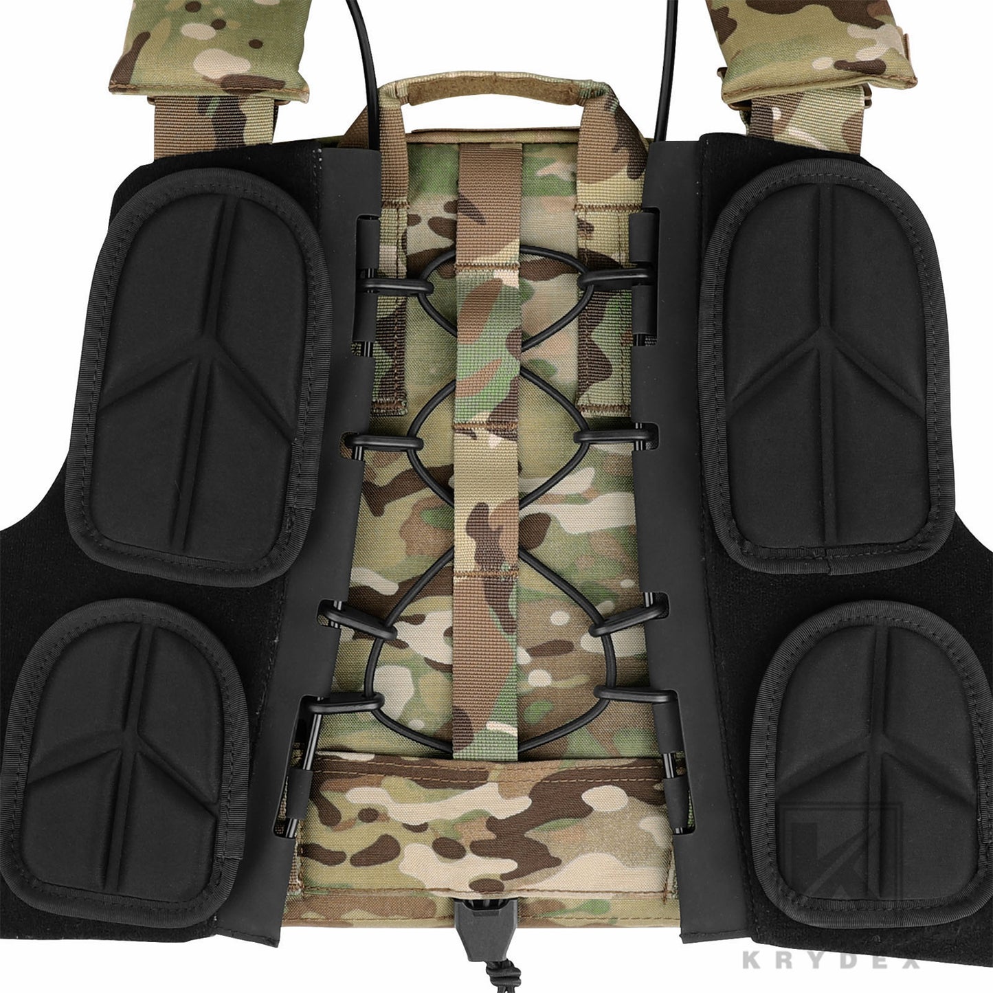 KRYDEX Tactical Plate Carrier Heavy Duty Modular MOLLE Vest